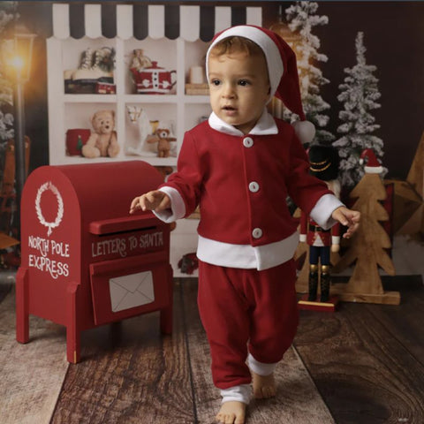 Santa Claus costume photo session