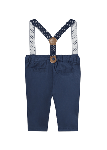 Navy Long Pants with Suspenders for Boys 1536 Mayoral