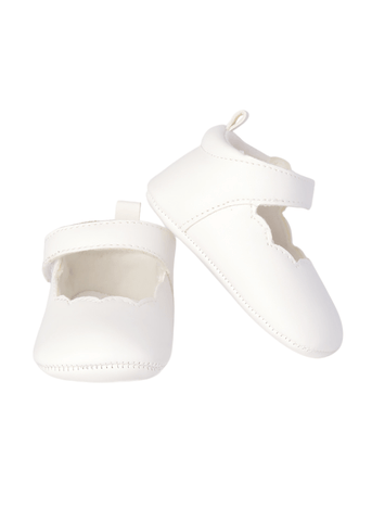 Cream Ballerinas with Bareta 8342 Minibanda