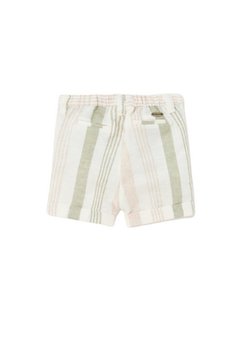 Shorts in Cream with Green Stripes 1213 Mayoral