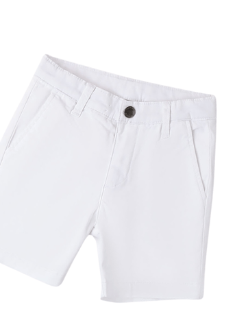 White Tercot Shorts for Boys 8140 Sarabanda