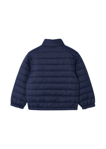 Navy Blue Quilted Fass Jacket with Zipper for Boys 3493 Mayoral