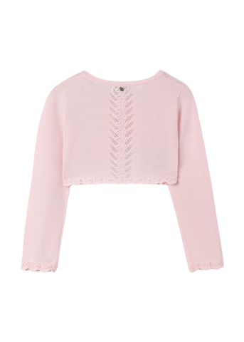 Pink Knitted Bolero 5366 Abel & Lula