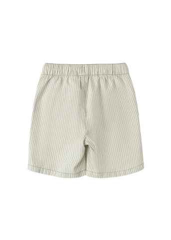 Shorts with Green Stripes and Lace 8693 iDO