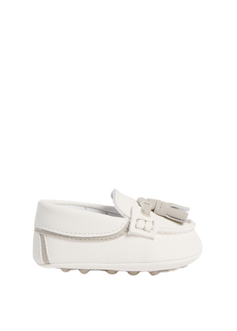 Cream and Beige Moccasins for Boys 9732 Mayoral