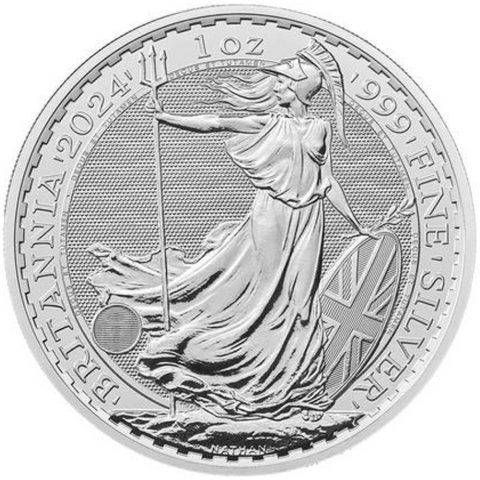 Silver coin Britannia Charles III 2024 31.10 g - 209217