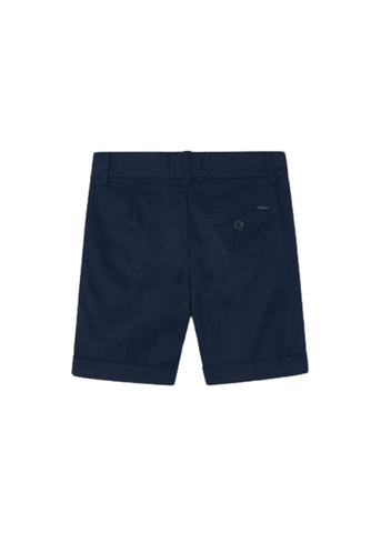 Elegant Navy Blue Cotton Linen Shorts 3267 Mayoral