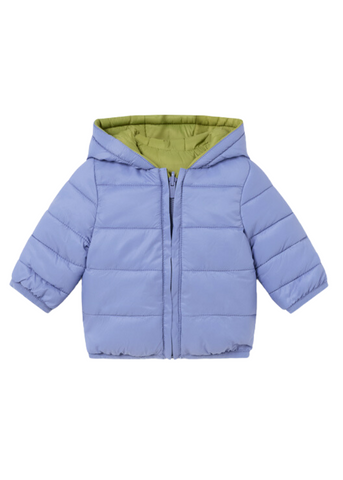 Reversible Fass Jacket, Green with Blue with Zipper and Hood 2411 Mayoral
