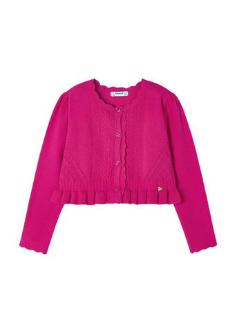 Fuchsia Knitted Cardigan 3354 Mayoral