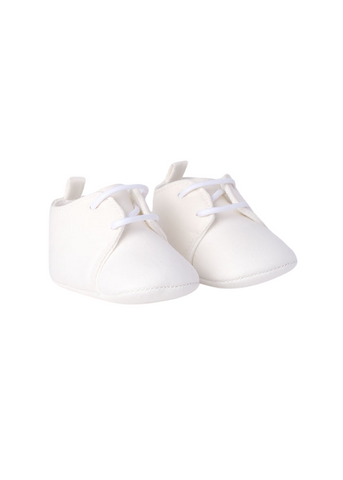 Ivory Lace-Up Shoes for Boys 8301 Minibanda