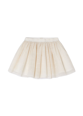 Beige tulle skirt 3901 Mayoral