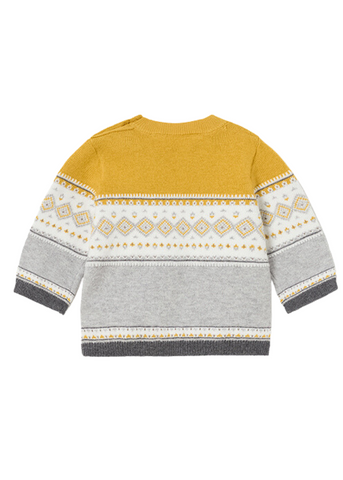 Yellow and Gray Sweater for Boys 2305 Mayoral