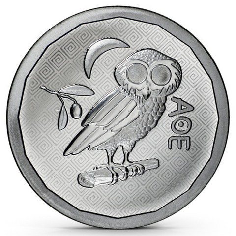 Silver Coin St.Helena Owl OF Athens 2024 31.10 gr + Capsule 9407083