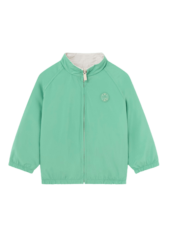 Reversible Green Jacket with Zipper for Boys 1451 Mayoral