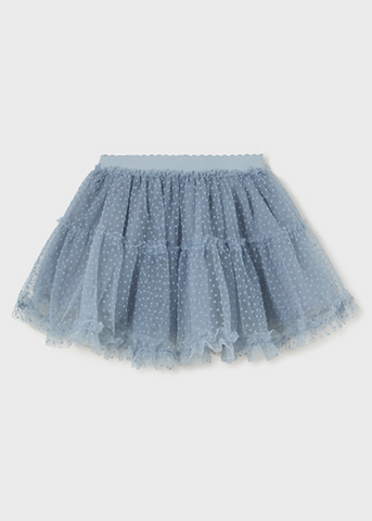 Bleu Tulle Skirt with Pics for Girls 2967 Mayoral