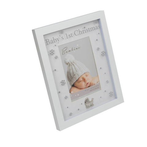 First Christmas baby photo frame