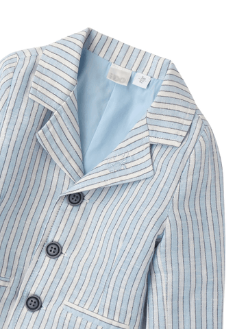 Elegant Jacket with Blue Stripes 8100 iDO