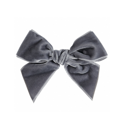 Girls' Velvet Bow Clasp