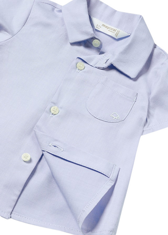 Blue Shirt with Short Sleeves for Boys 1194 Mayoral