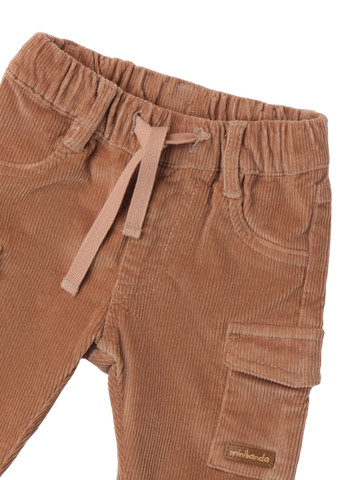 Brown Reiat Long Cargo Pants 3A639.00 Mini band