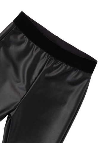 Black Tights for Girls, with Velvet Band in Waist 7599 iDO