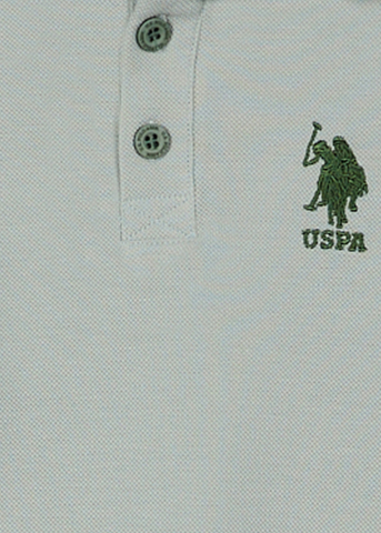 Green Long Sleeve Polo Shirt 998 V8 Us Polo Assn