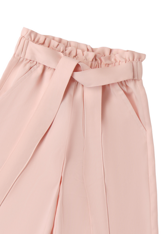 Довгі широкі штани Powder Pink 8358 iDO