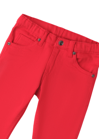 Довгі червоні штани для хлопчика 8252 iDO