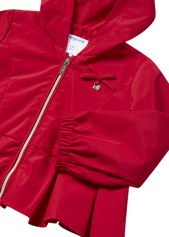 Red Windproof Jacket with Hood 1437 Mayoral