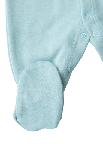 Blue Organic Cotton Jumpsuit with Rabbits S71149 Kitikate