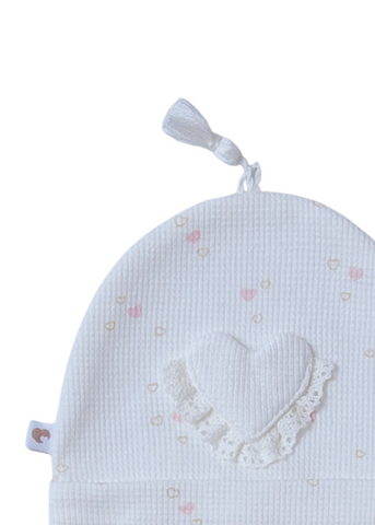 Fes Beige with Heart Print 9547 Mell Sweet Baby