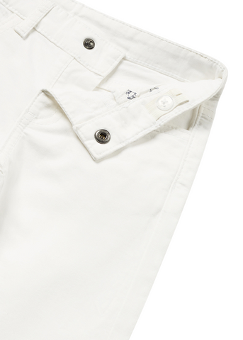 Білі приталені довгі штани для хлопчика 506 Mayoral