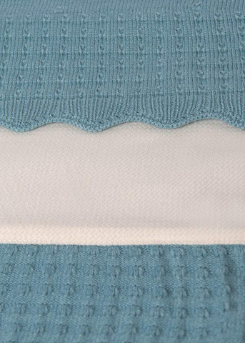 Turquoise knitted blanket 9477 Mayoral