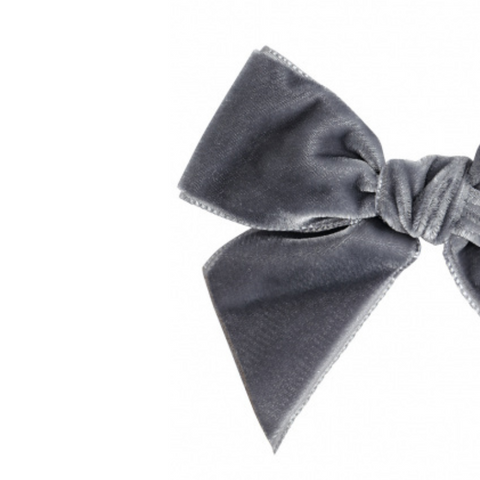 Girls' Velvet Bow Clasp