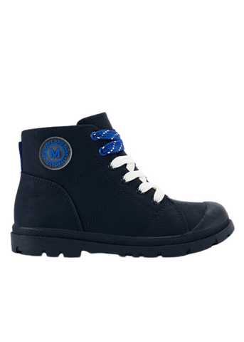 Navy Blue Boots with Track Sole for Boys 44451 Mayoral