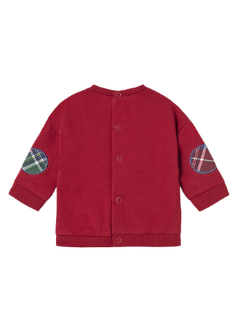 Sport Blouse for Boys, Red with Cat Print 2401 Mayoral