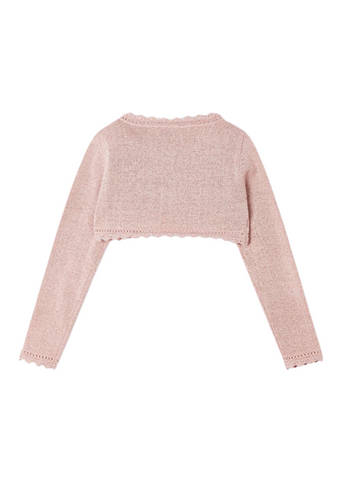 Pink Knitted Bolero with Glitter 320 Mayoral