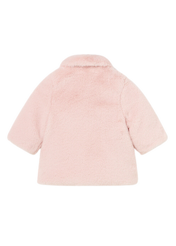Pink Fur Coat for Girls 2405 Mayoral