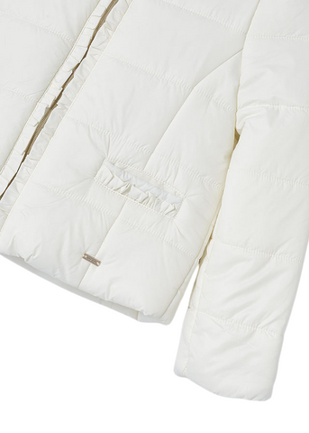 White Fass Jacket with Zipper for Girls 3478 Mayoral