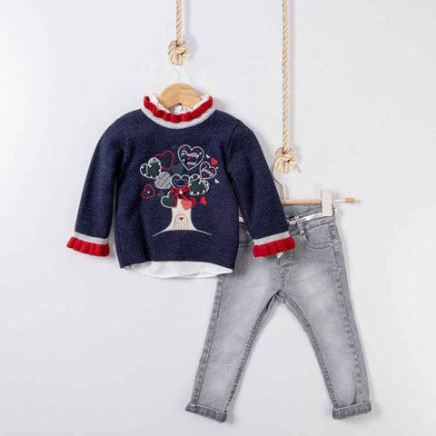 children's clothing set, pants and blouse