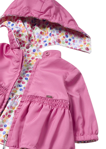 Frez Reversible Windproof Jacket with Hood for Girls 1429 Mayoral