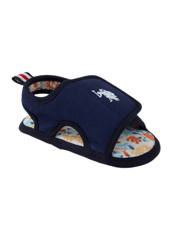 Navy Blue Sandals With Velcro Closure 1300 Us Polo Assn