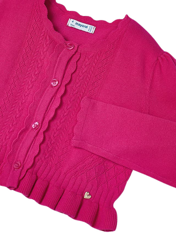 Cardigan Tricotat Fucsia 3354 Mayoral