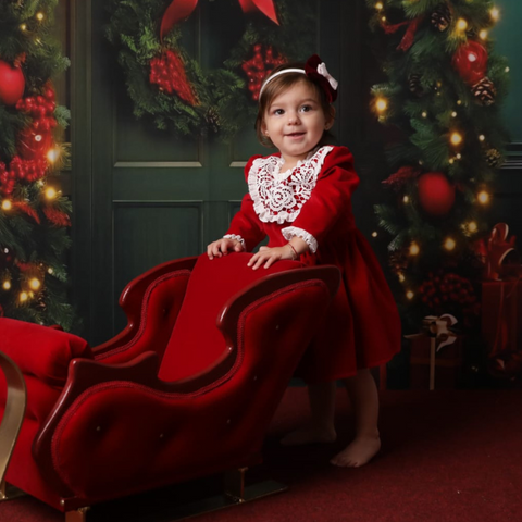 Elegant Christmas dress for girls