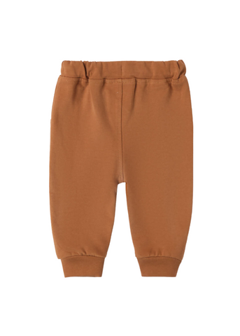 Pantaloni Sport din Bumbac Maro pentru Baietei 7215 iDO