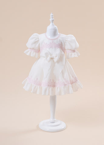 Set Botez Diana Baby Princess 2 Piese, Rochita si Trusou Personalizat AnneBebe