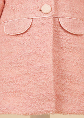 Cloth coat baby girls pink