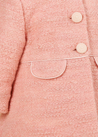 Palton stofa bebelusi fetite roz
