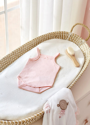 Pink Bodysuit With Straps For Girls Mayoral 168