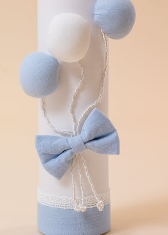 Свічка Gabriel Cream Balloons Blue And Cream Annebebe